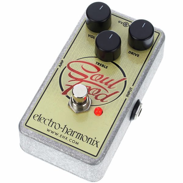 EHX Soul Food — overdrive transparent inspiré du Klon